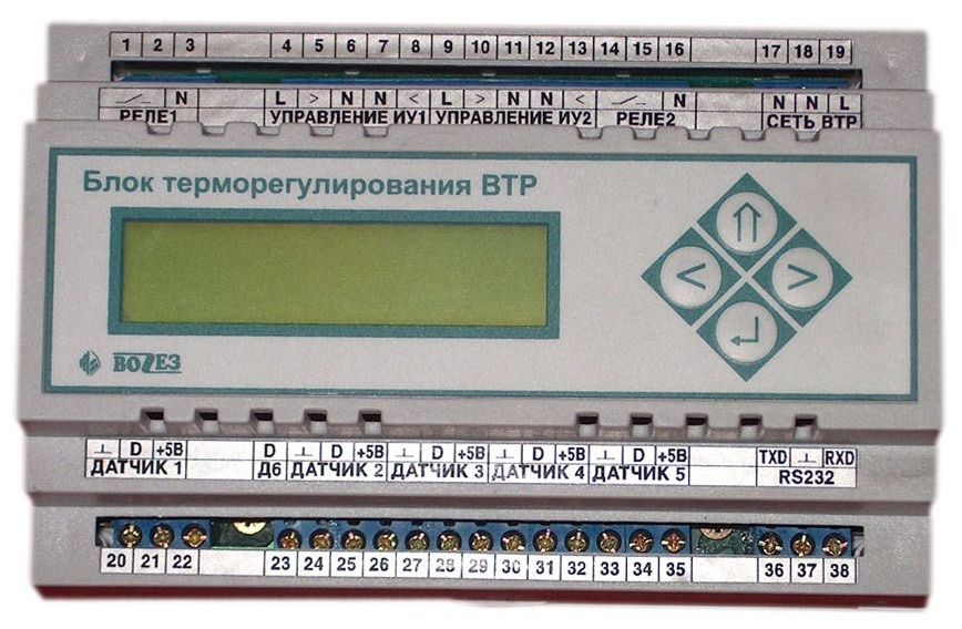 Регулятор температуры ВТР-10 Регулятор температуры ВТР-10