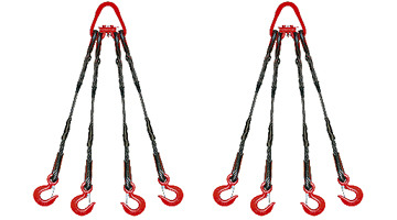 Стропы канатные четырехветвевые 4СК Стропы канатные четырехветвевые 4СК