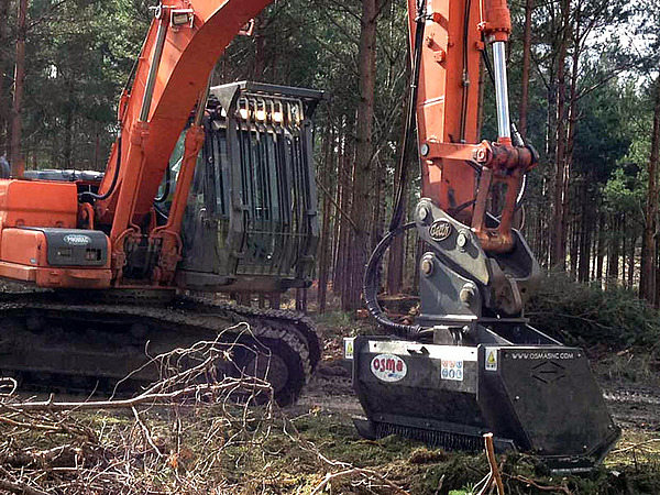 Мульчер на экскаватор Мульчер на экскаватор