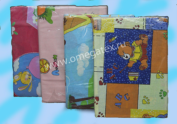 ТК Омега - Детское постельное бельё из бязи, матрацы, одеяла, подушки, для детских садов, лагерей, санаториев оптом от производителя. ТК Омега - Детское постельное бельё из бязи, матрацы, одеяла, подушки, для детских садов, лагерей, санаториев оптом от производителя.