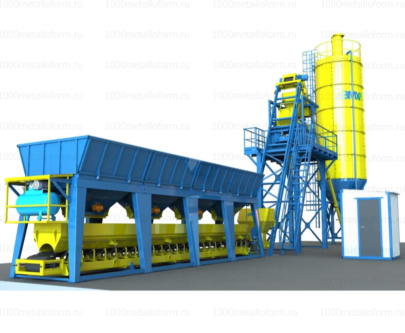 Стационарные бетонные заводы до 90 м3 в час Стационарные бетонные заводы до 90 м3 в час