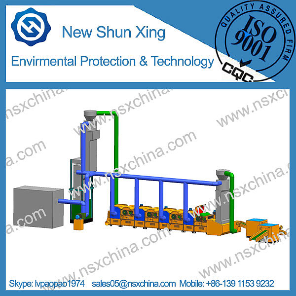 NSX-FS600 Агрегат для разволокнения текстильных отходов NSX-FS600 Агрегат для разволокнения текстильных отходов