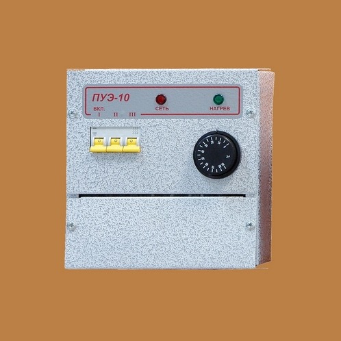 Пульт управления электронагревателем (ПУЭ) - 10/01, 10/02 Комфорт Пульт управления электронагревателем (ПУЭ) - 10/01, 10/02 Комфорт