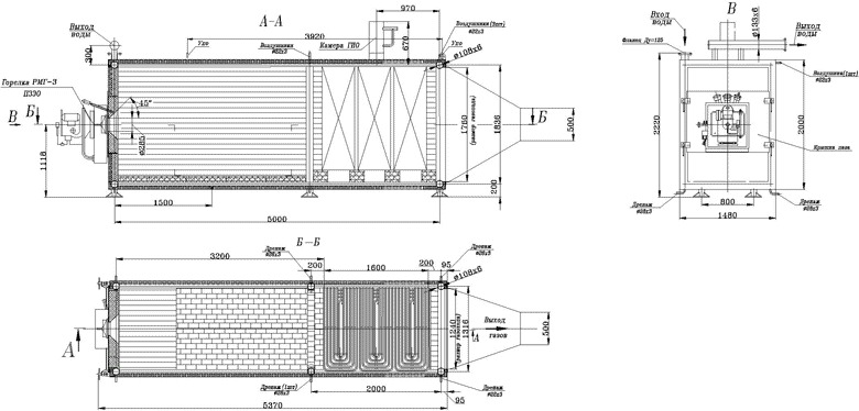 Котел водогрейный КВ-М-3,15П Котел водогрейный КВ-М-3,15П