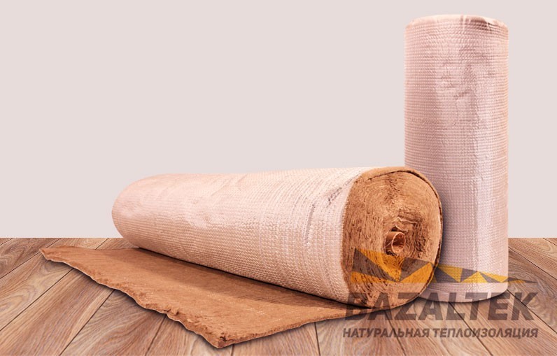 Материал базальтовый огнестойкий рулонный ЕвроМБОР - на стеклоткани с 1 стороны Материал базальтовый огнестойкий рулонный ЕвроМБОР - на стеклоткани с 1 стороны