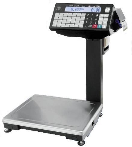 Весы с принтером для печати этикеток Масса-К ВПМ-6.2-Ф1 Весы с принтером для печати этикеток Масса-К ВПМ-6.2-Ф1
