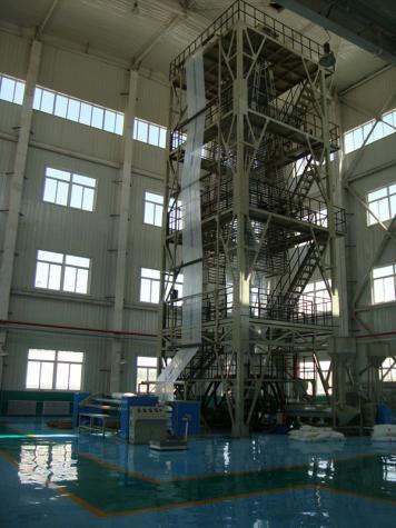 Линия производства 3х слойной рукавной ПЕ Пленки FM3-3800 6м Линия производства 3х слойной рукавной ПЕ Пленки FM3-3800 6м